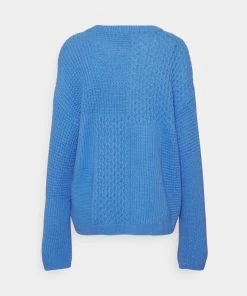 CLOSED Femme PATCHWORK CREW Pullover Placid Blue 6 CLOSED Femme PATCHWORK CREW Pullover Placid Blue -Promos CLOSED Magasin 5a443312ef5443419602b55a1dae3b61