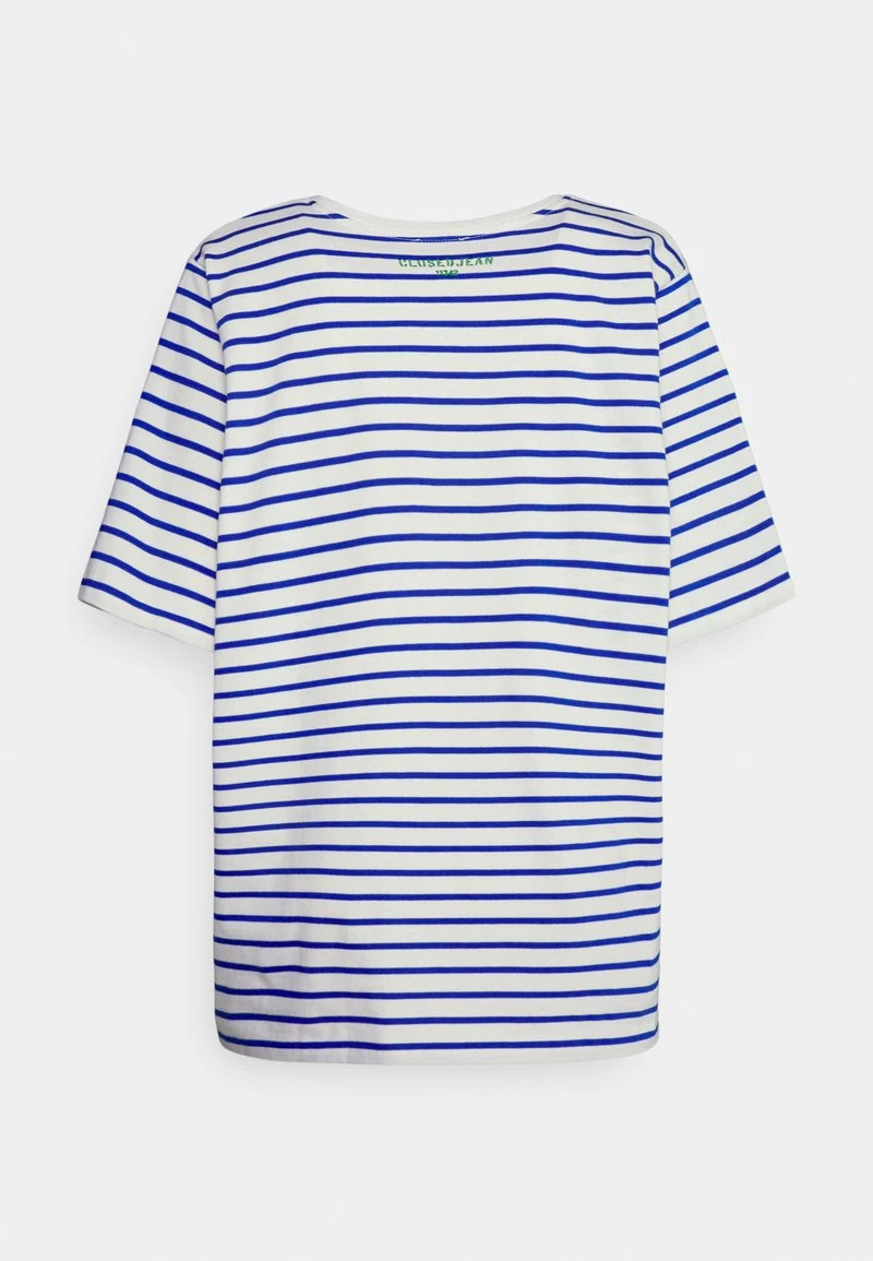 CLOSED Femme STRIPED O SHAPED TEE T Shirt Imprimé Sea Breeze 4 CLOSED Femme STRIPED O SHAPED TEE T Shirt Imprimé Sea Breeze – Image 2
