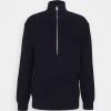 CLOSED ZIPPED JUMPER Pullover Dark Night Homme 2 CLOSED ZIPPED JUMPER Pullover Dark Night Homme -Promos CLOSED Magasin 5ff74611c437429297d4253384134a14