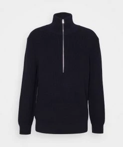 CLOSED ZIPPED JUMPER Pullover Dark Night Homme