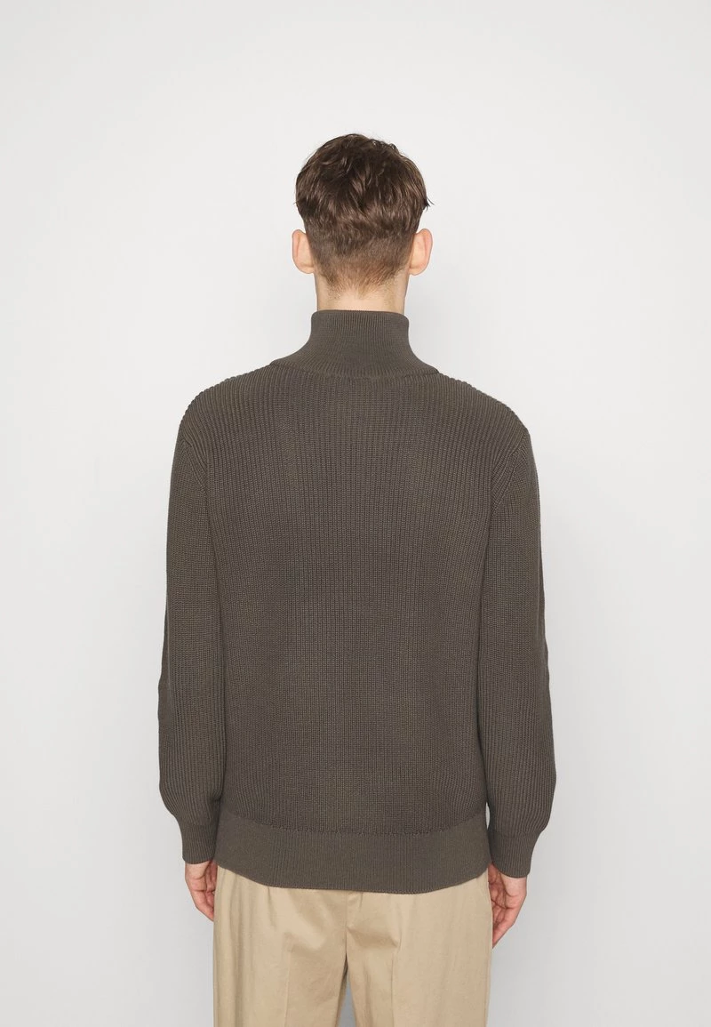 CLOSED ZIPPED JUMPER Pullover Dark Nickel Homme 5 CLOSED ZIPPED JUMPER Pullover Dark Nickel Homme – Image 3