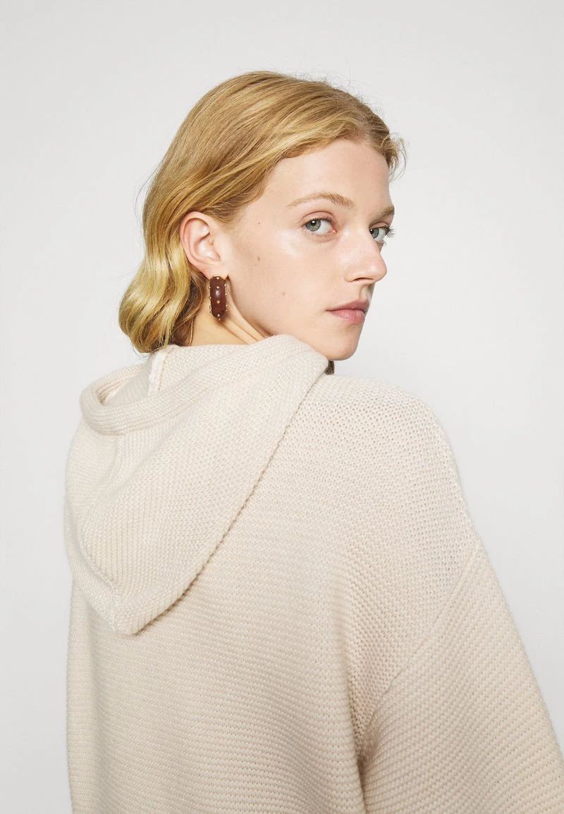 CLOSED Femme WOMENS HOODED JUMPER Pullover Ivory 6 CLOSED Femme WOMENS HOODED JUMPER Pullover Ivory – Image 4