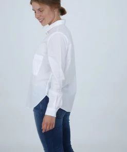 CLOSED CLASSIC Chemisier White Femme 8 CLOSED CLASSIC Chemisier White Femme -Promos CLOSED Magasin 660839c9cc1e44c086ae727aa4f725d6