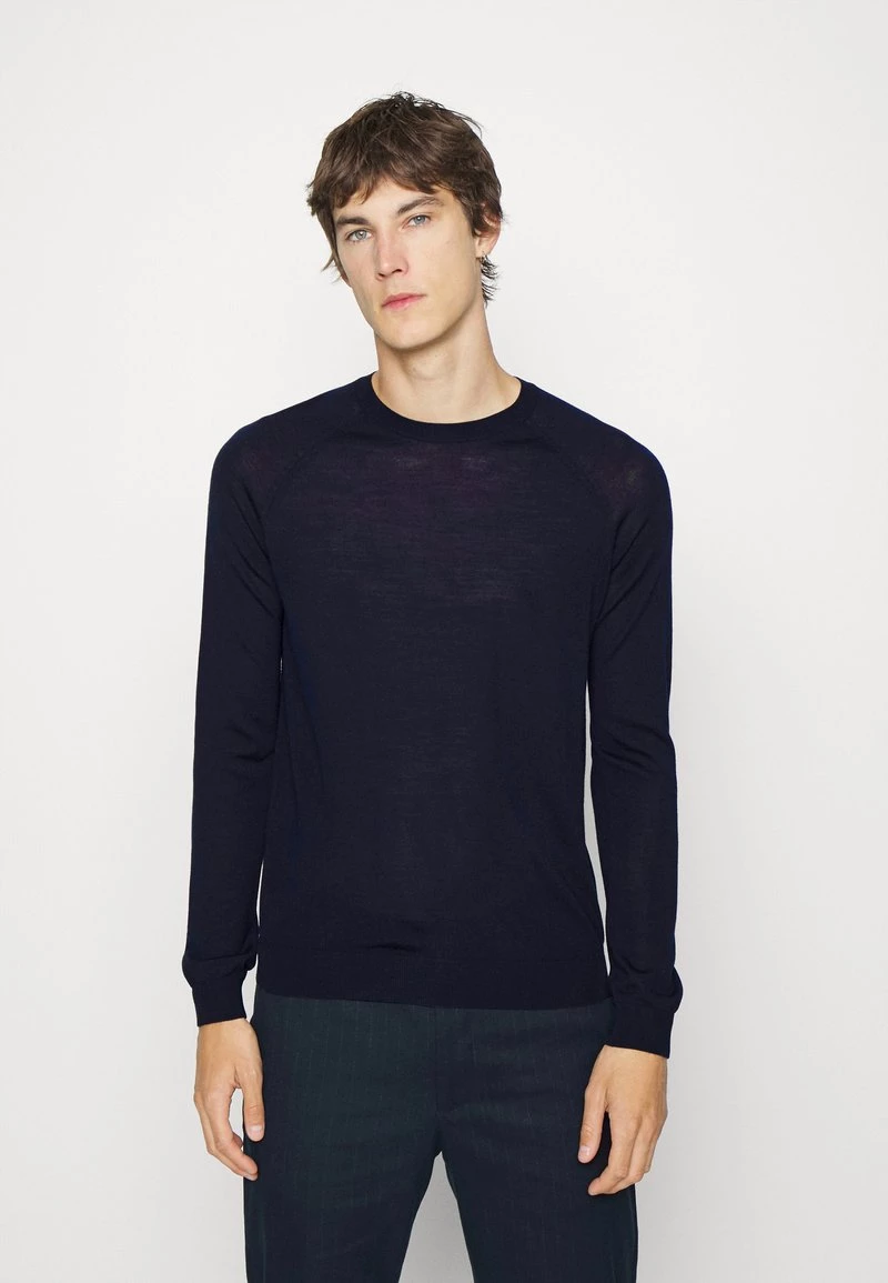 CLOSED Homme RAGLAN CREW NECK JUMPER Pullover Dark Night 3 CLOSED Homme RAGLAN CREW NECK JUMPER Pullover Dark Night