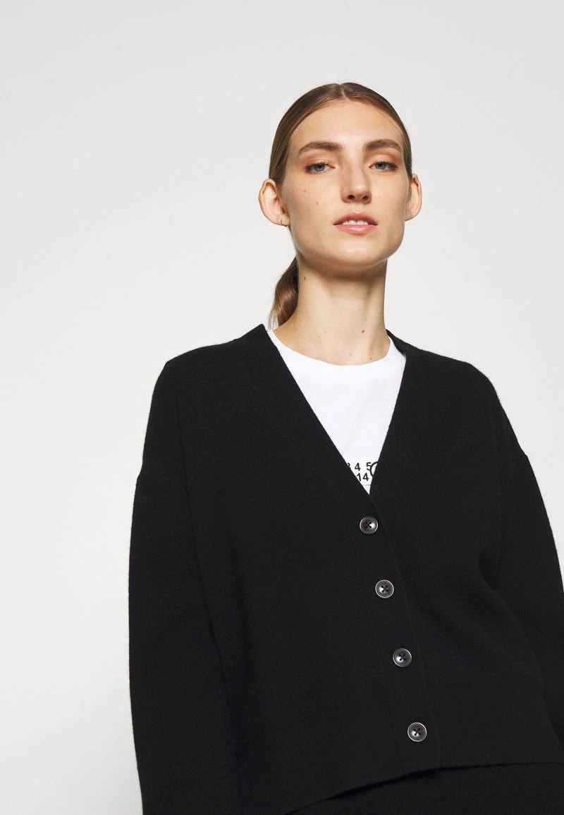 CLOSED WOMENS BUTTON UP CARDIGAN Gilet Black Femme 5 CLOSED WOMENS BUTTON UP CARDIGAN Gilet Black Femme â Image 3