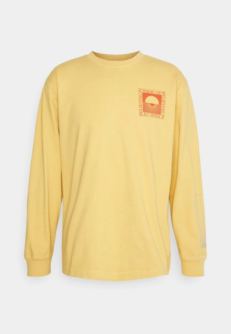 CLOSED PRINTED LONGSLEEVE Sweatshirt Honey Mustard Homme 3 CLOSED PRINTED LONGSLEEVE Sweatshirt Honey Mustard Homme