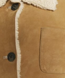 CLOSED Femme WILLOW SHEARLING JACKET Veste En Cuir Sandstone 12 CLOSED Femme WILLOW SHEARLING JACKET Veste En Cuir Sandstone -Promos CLOSED Magasin 6daaa8f0b2314401b1db6eef3da7beb8