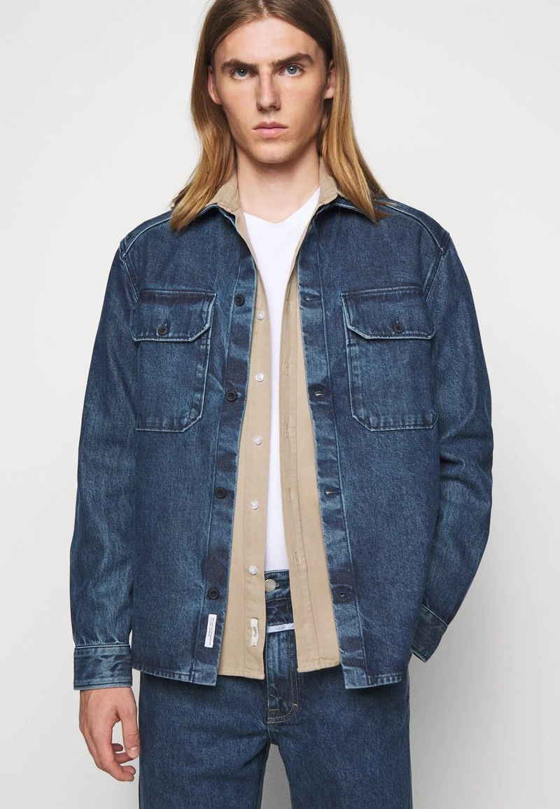 CLOSED ARMY OVER Chemise Mid Blue Homme 6 CLOSED ARMY OVER Chemise Mid Blue Homme – Image 4