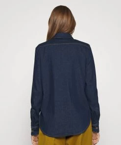 CLOSED TESSA Blouse Dark Blue Femme 10 CLOSED TESSA Blouse Dark Blue Femme -Promos CLOSED Magasin 70af0bad919543e5ac71528d3180b9c3