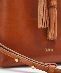 CLOSED BUCKET BAG Sac à Main Gold Earth Femme -Promos CLOSED Magasin 71a8feace30e494cabb2f68775aa14b7