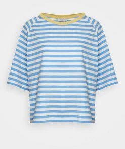 CLOSED Femme STRIPED RAGLAN T Shirt Imprimé Placid Blue 14 CLOSED Femme STRIPED RAGLAN T Shirt Imprimé Placid Blue -Promos CLOSED Magasin 724aef465ce447c1bc0ccbf7c05317bc