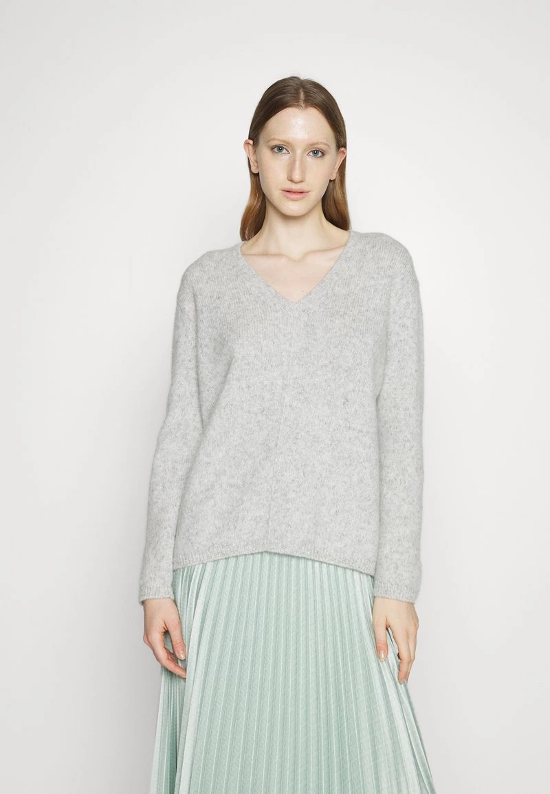 CLOSED LONG SLEEVE Pullover Light Grey Melange Femme 3 CLOSED LONG SLEEVE Pullover Light Grey Melange Femme