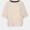 CLOSED STRIPED RAGLAN T Shirt Imprimé Sandstone Femme 1 CLOSED STRIPED RAGLAN T Shirt Imprimé Sandstone Femme -Promos CLOSED Magasin 74456bf758eb44aba6300016be8f62a4