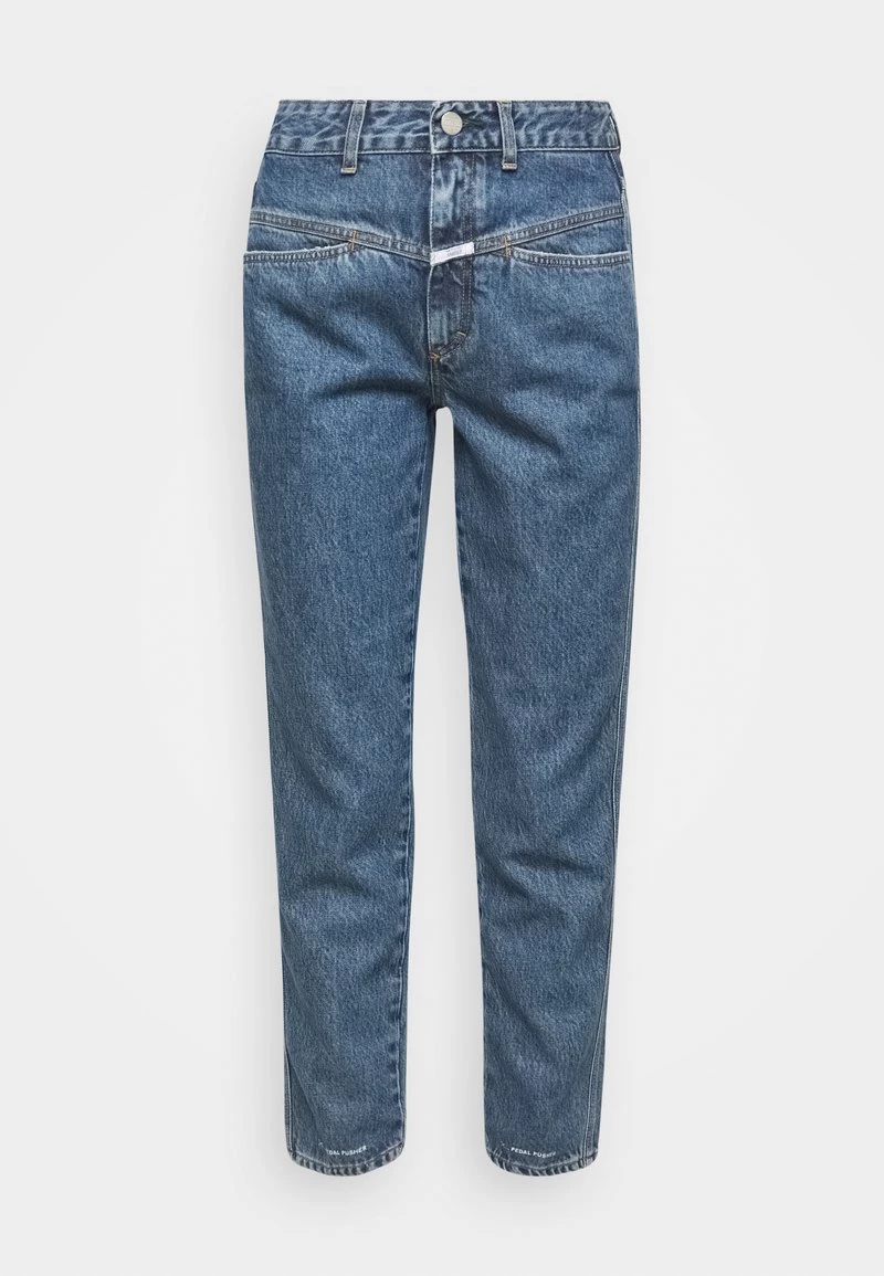 CLOSED PEDAL PUSHER Jean Slim Mid Blue Wash Femme 7 CLOSED PEDAL PUSHER Jean Slim Mid Blue Wash Femme – Image 5