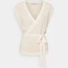 CLOSED WOMEN CAP SLEEVE OPEN Gilet Ivory Femme 2 CLOSED WOMEN CAP SLEEVE OPEN Gilet Ivory Femme -Promos CLOSED Magasin 7a23d46fa8444659900bed27fa64980c