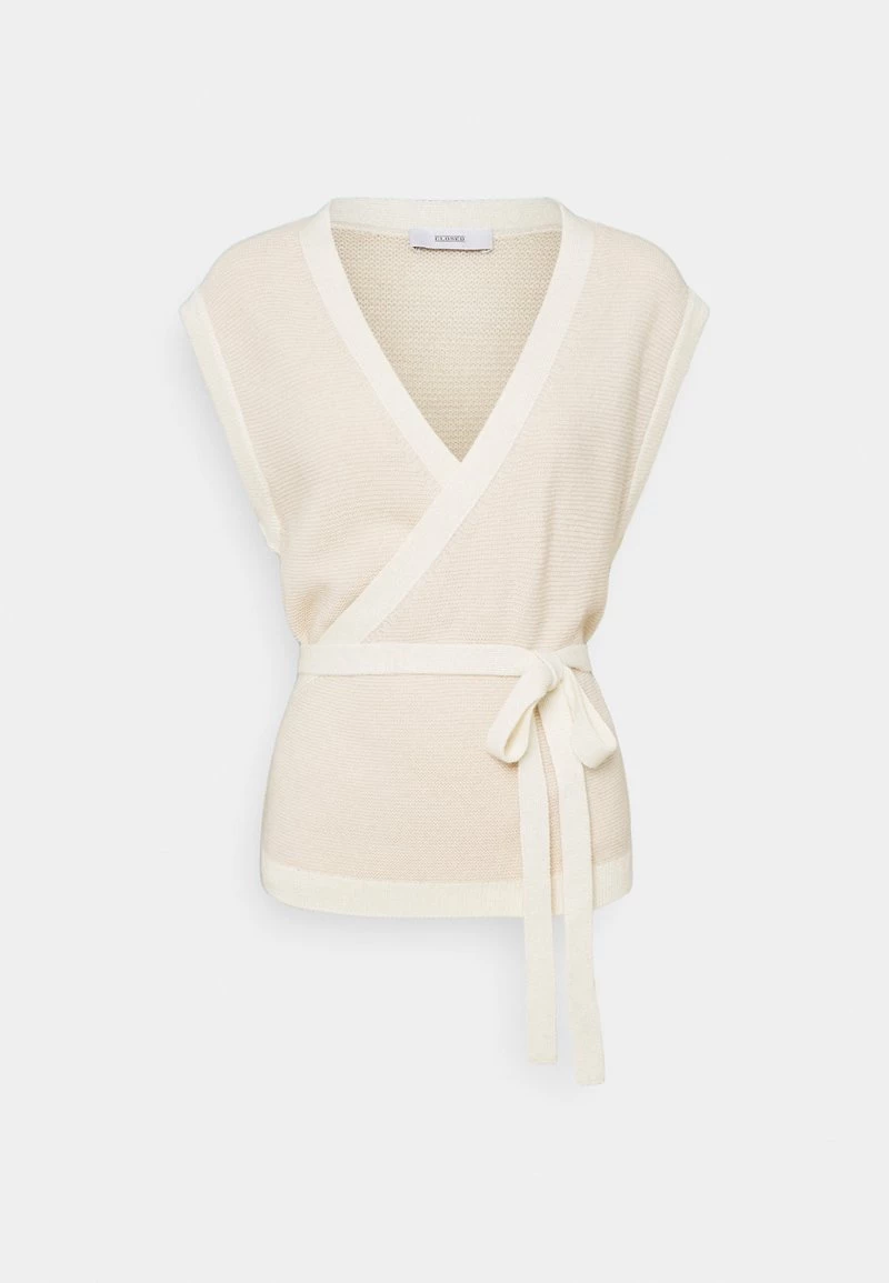 CLOSED WOMEN CAP SLEEVE OPEN Gilet Ivory Femme 3 CLOSED WOMEN CAP SLEEVE OPEN Gilet Ivory Femme