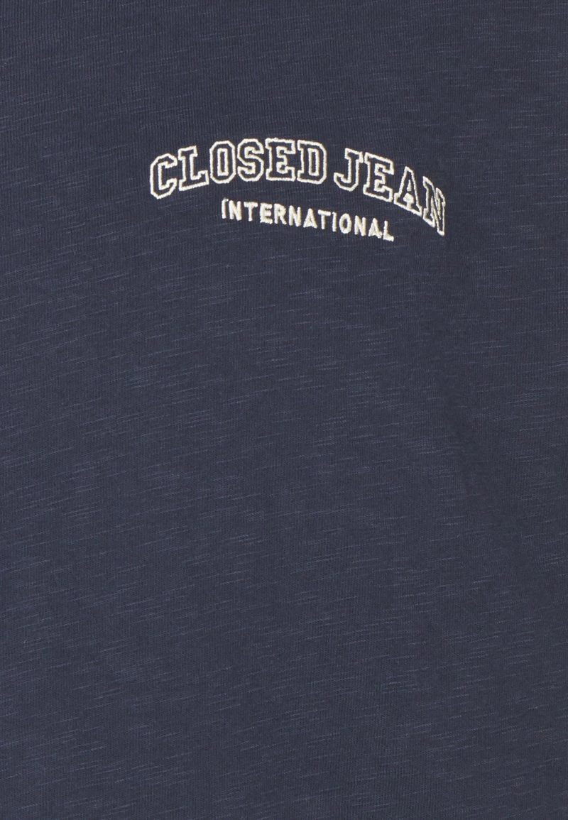 CLOSED Homme COLLEGE T Shirt Basique Dark Night 5 CLOSED Homme COLLEGE T Shirt Basique Dark Night – Image 3