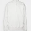 CLOSED RELAXED HALF ZIP Sweatshirt Platinum White Homme 2 CLOSED RELAXED HALF ZIP Sweatshirt Platinum White Homme -Promos CLOSED Magasin 7ab0b563c893498abf828f4f25452e7c