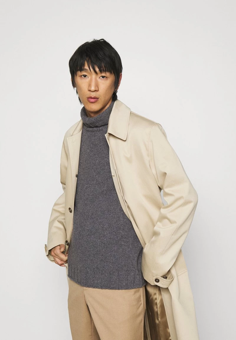 CLOSED Homme TURTLENECK JUMPER Pullover Dark Grey Melange 6 CLOSED Homme TURTLENECK JUMPER Pullover Dark Grey Melange – Image 4