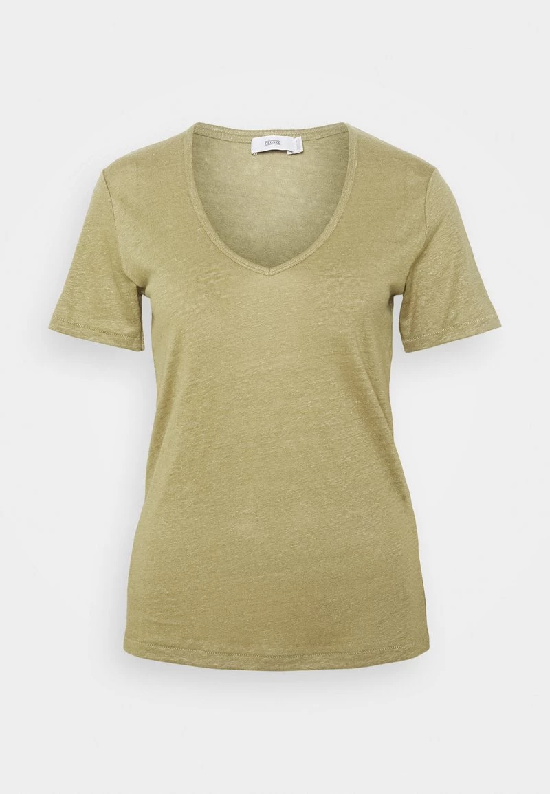 CLOSED WOMENS DELETION LIST T Shirt Basique Green Bark Femme 8 CLOSED WOMENS DELETION LIST T Shirt Basique Green Bark Femme – Image 6