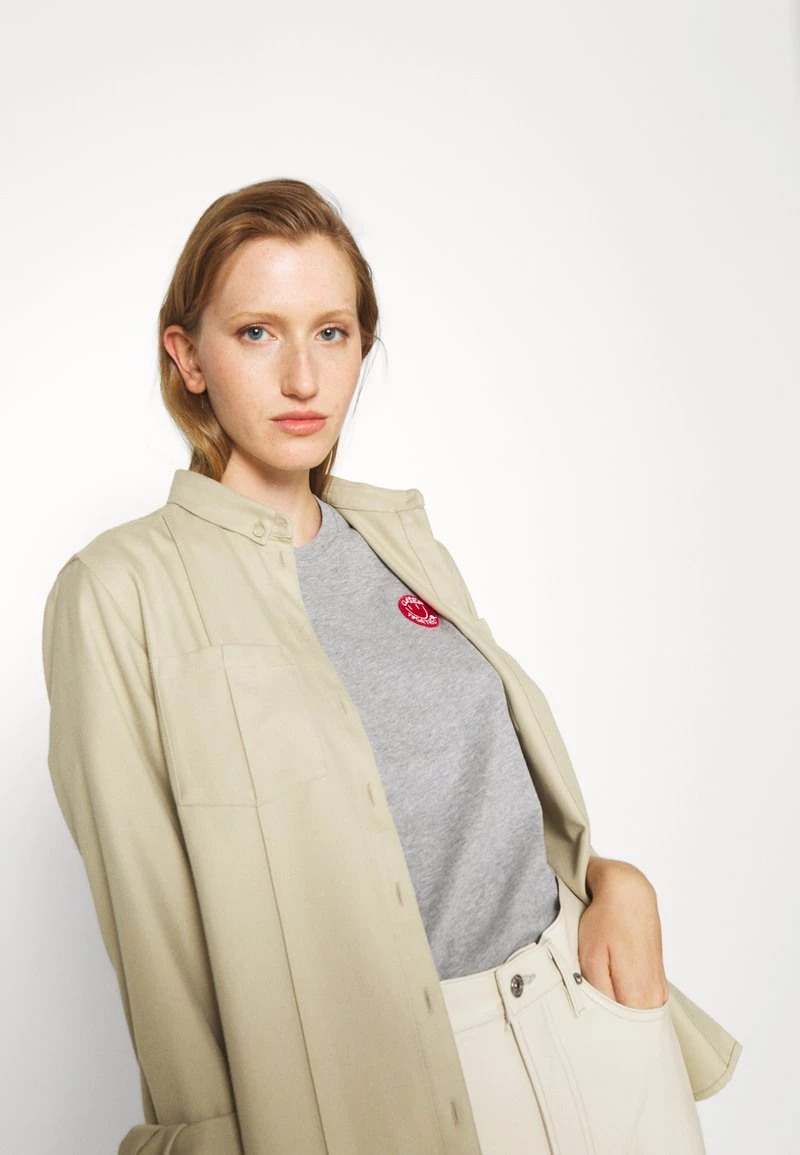 CLOSED Femme WOMEN'S T Shirt Basique Grey Heather Melange 6 CLOSED Femme WOMEN'S T Shirt Basique Grey Heather Melange – Image 4