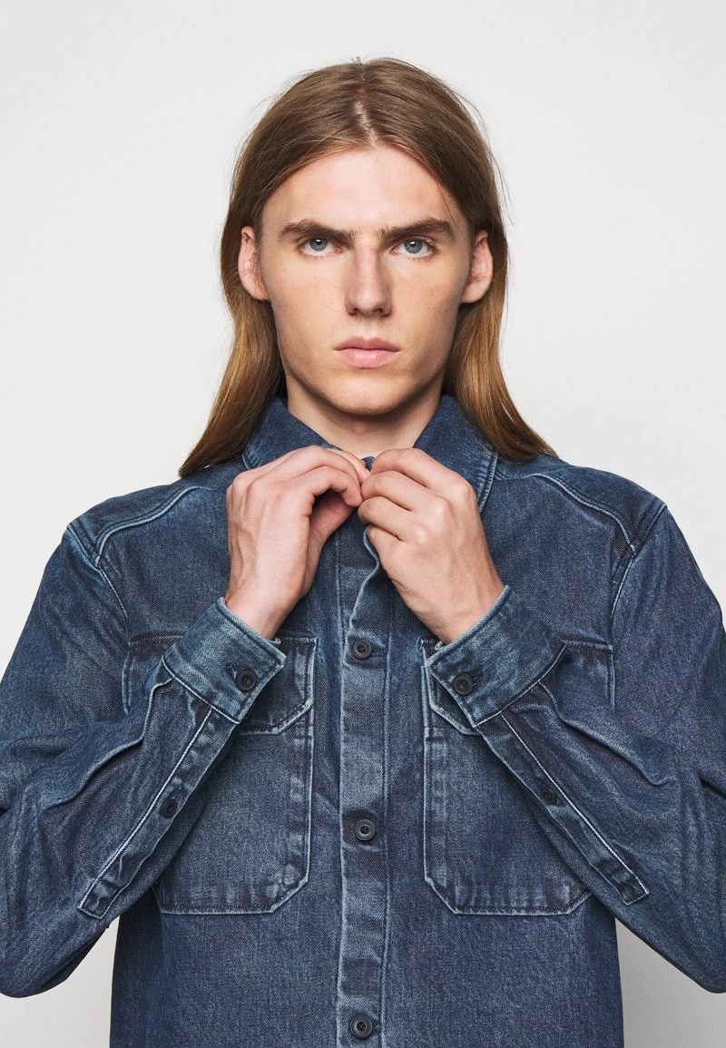 CLOSED ARMY OVER Chemise Mid Blue Homme 10 CLOSED ARMY OVER Chemise Mid Blue Homme – Image 8