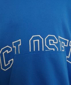 CLOSED COLLEGE HOODIE Sweatshirt Provence Blue Homme -Promos CLOSED Magasin 87996a049bc64f5aad476e2b94fcb280