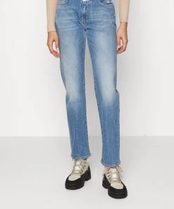 CLOSED Femme RENTON Jean Boyfriend Mid Blue