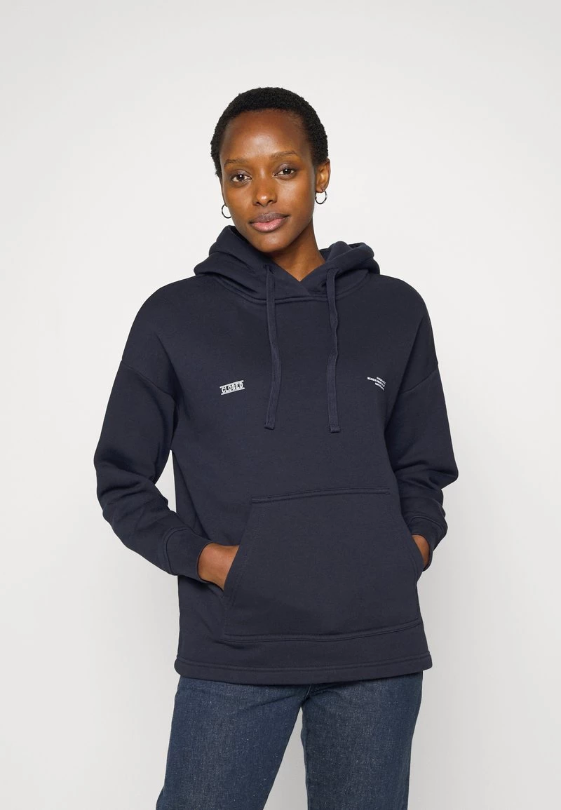 CLOSED HOODIE Sweatshirt Dark Night Femme 3 CLOSED HOODIE Sweatshirt Dark Night Femme