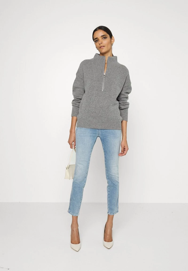 CLOSED Femme Pullover Dark Grey Melange 4 CLOSED Femme Pullover Dark Grey Melange â Image 2