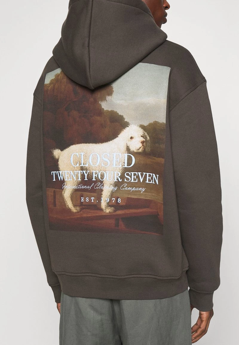 CLOSED POODLE HOODIE Sweat à Capuche Dark Lava Homme 8 CLOSED POODLE HOODIE Sweat à Capuche Dark Lava Homme – Image 6