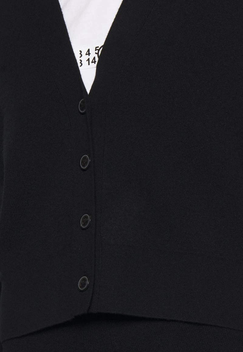 CLOSED WOMENS BUTTON UP CARDIGAN Gilet Black Femme 7 CLOSED WOMENS BUTTON UP CARDIGAN Gilet Black Femme â Image 5