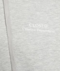 CLOSED Femme HOODIE Sweat à Capuche Light Grey Melange -Promos CLOSED Magasin 91e96ec264a04e629ea039bb328b6057