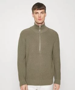 CLOSED ZIPPED JUMPER Pullover Pale Khaki Homme