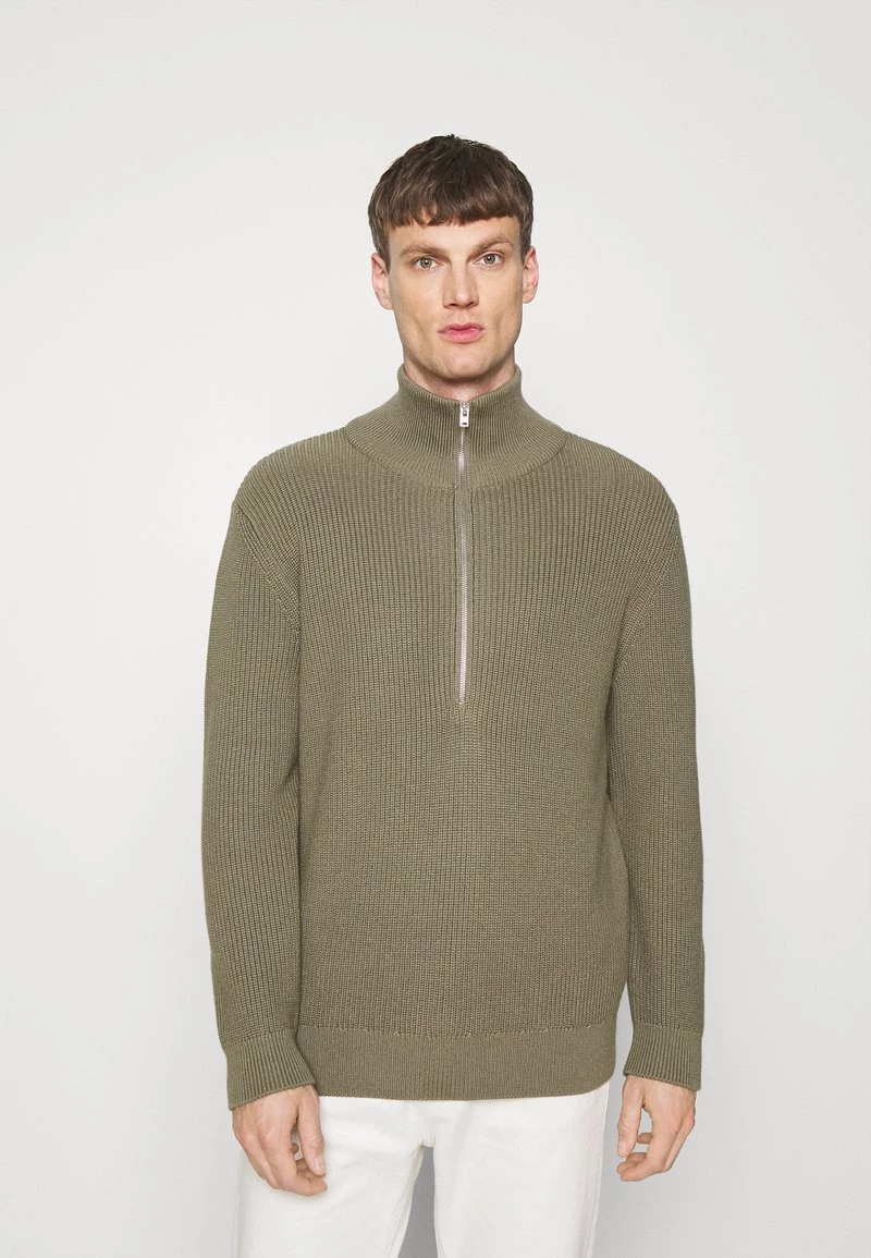 CLOSED ZIPPED JUMPER Pullover Pale Khaki Homme 3 CLOSED ZIPPED JUMPER Pullover Pale Khaki Homme