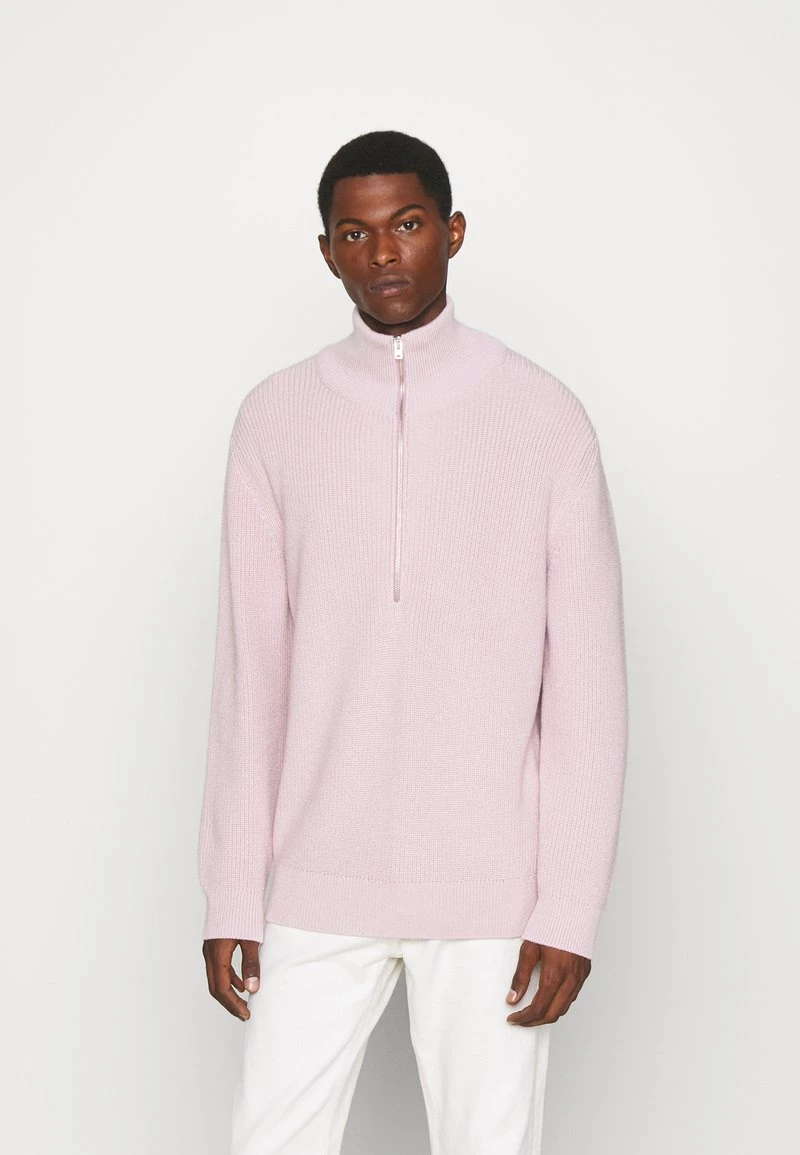 CLOSED Homme ZIPPED JUMPER Pullover Light Pink 3 CLOSED Homme ZIPPED JUMPER Pullover Light Pink