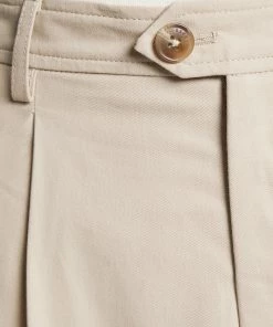CLOSED SHORTS WITH TURN UP Short Grain Beige Femme -Promos CLOSED Magasin 9712191ca1464c28bf5ee6ab1d4abc76