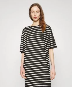 CLOSED STRIPED DOUBLEFACE DRESS Robe En Jersey Ivory Femme