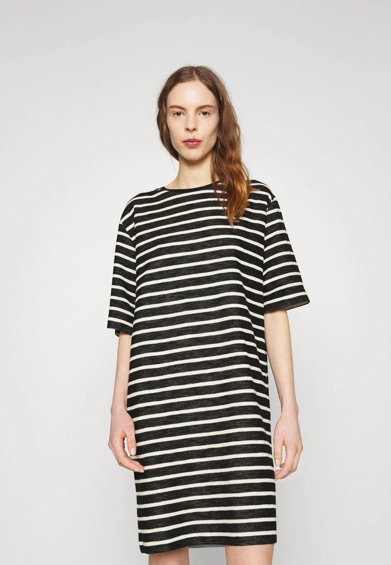 CLOSED STRIPED DOUBLEFACE DRESS Robe En Jersey Ivory Femme 3 CLOSED STRIPED DOUBLEFACE DRESS Robe En Jersey Ivory Femme