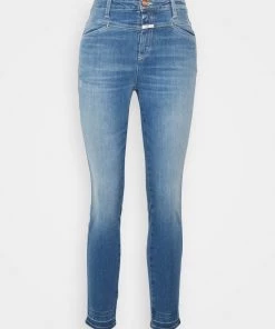 CLOSED PUSHER Jeans Skinny Mid Blue Femme