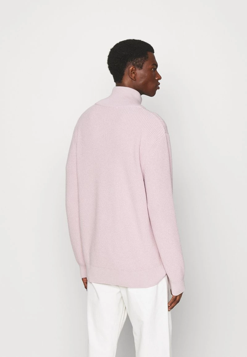 CLOSED Homme ZIPPED JUMPER Pullover Light Pink 5 CLOSED Homme ZIPPED JUMPER Pullover Light Pink – Image 3