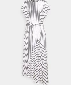 CLOSED Femme DRAPED ASYMMETRICAL Robe De Jour Dark Night