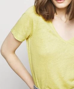 CLOSED WOMENS DELETION LIST T Shirt Basique Strong Mustard Femme 16 CLOSED WOMENS DELETION LIST T Shirt Basique Strong Mustard Femme -Promos CLOSED Magasin a21210900c4849c2a8d4082dd720b5a5