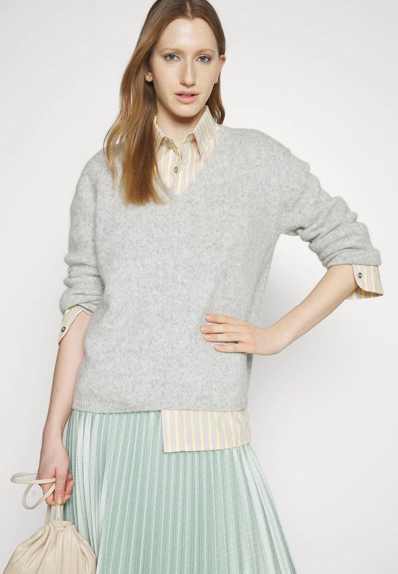 CLOSED LONG SLEEVE Pullover Light Grey Melange Femme 6 CLOSED LONG SLEEVE Pullover Light Grey Melange Femme – Image 4