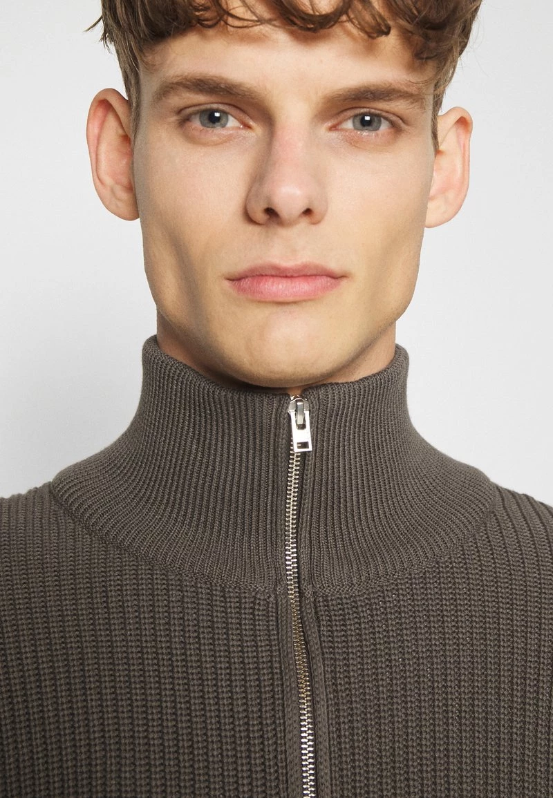 CLOSED ZIPPED JUMPER Pullover Dark Nickel Homme 8 CLOSED ZIPPED JUMPER Pullover Dark Nickel Homme – Image 6
