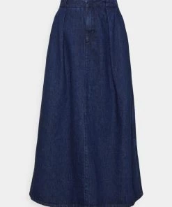 CLOSED Femme MIDI SKIRT Jupe Trapèze Dark Blue