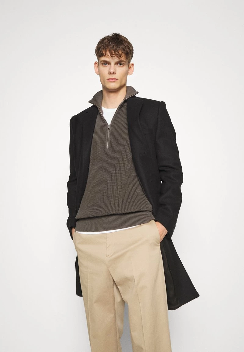 CLOSED ZIPPED JUMPER Pullover Dark Nickel Homme 6 CLOSED ZIPPED JUMPER Pullover Dark Nickel Homme – Image 4