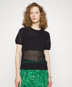 CLOSED CREW NECK SHORT SLEEVE Pullover Black Femme