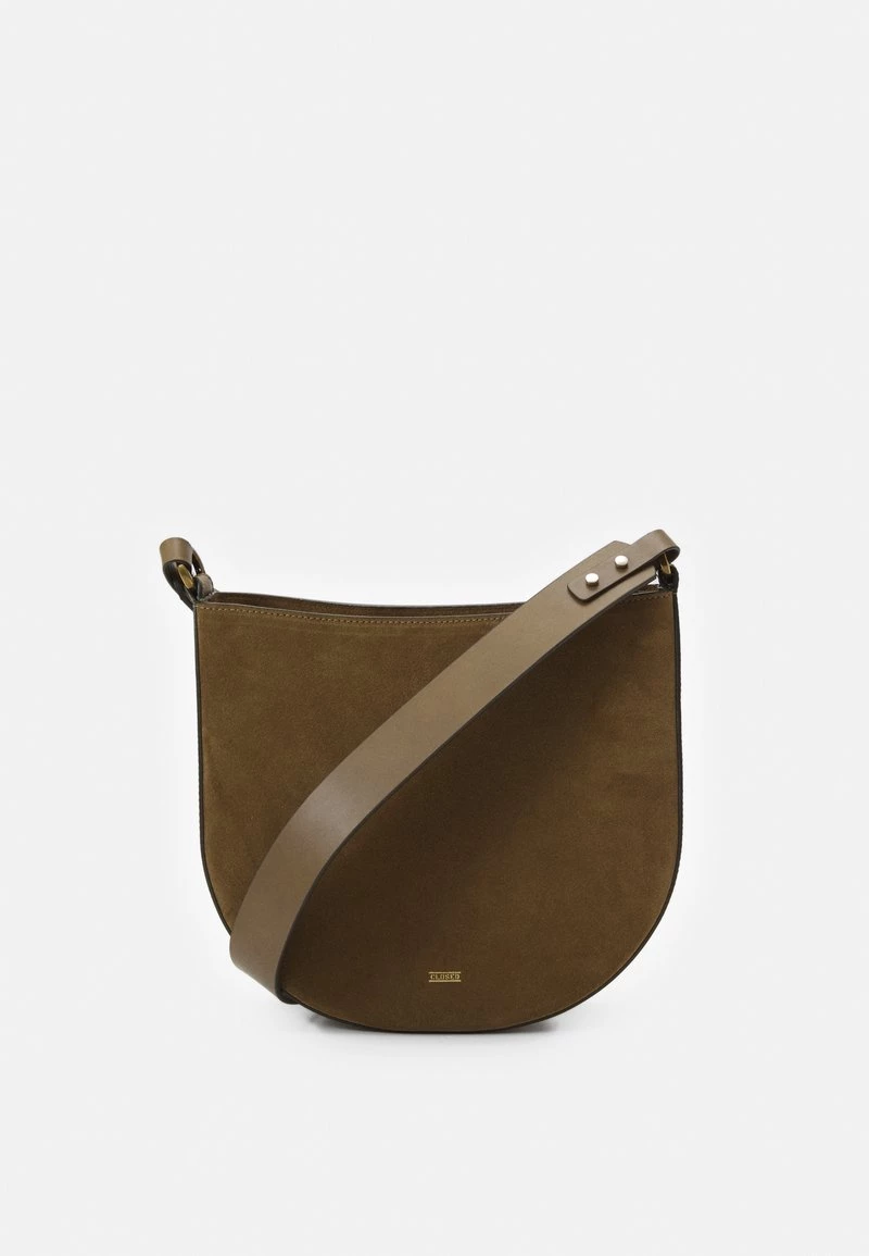 CLOSED HALF ROUND BAG Sac Bandoulière Green Umber Femme 3 CLOSED HALF ROUND BAG Sac Bandoulière Green Umber Femme