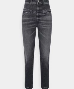 CLOSED PEDAL PUSHER Jean Droit Dark Grey Femme